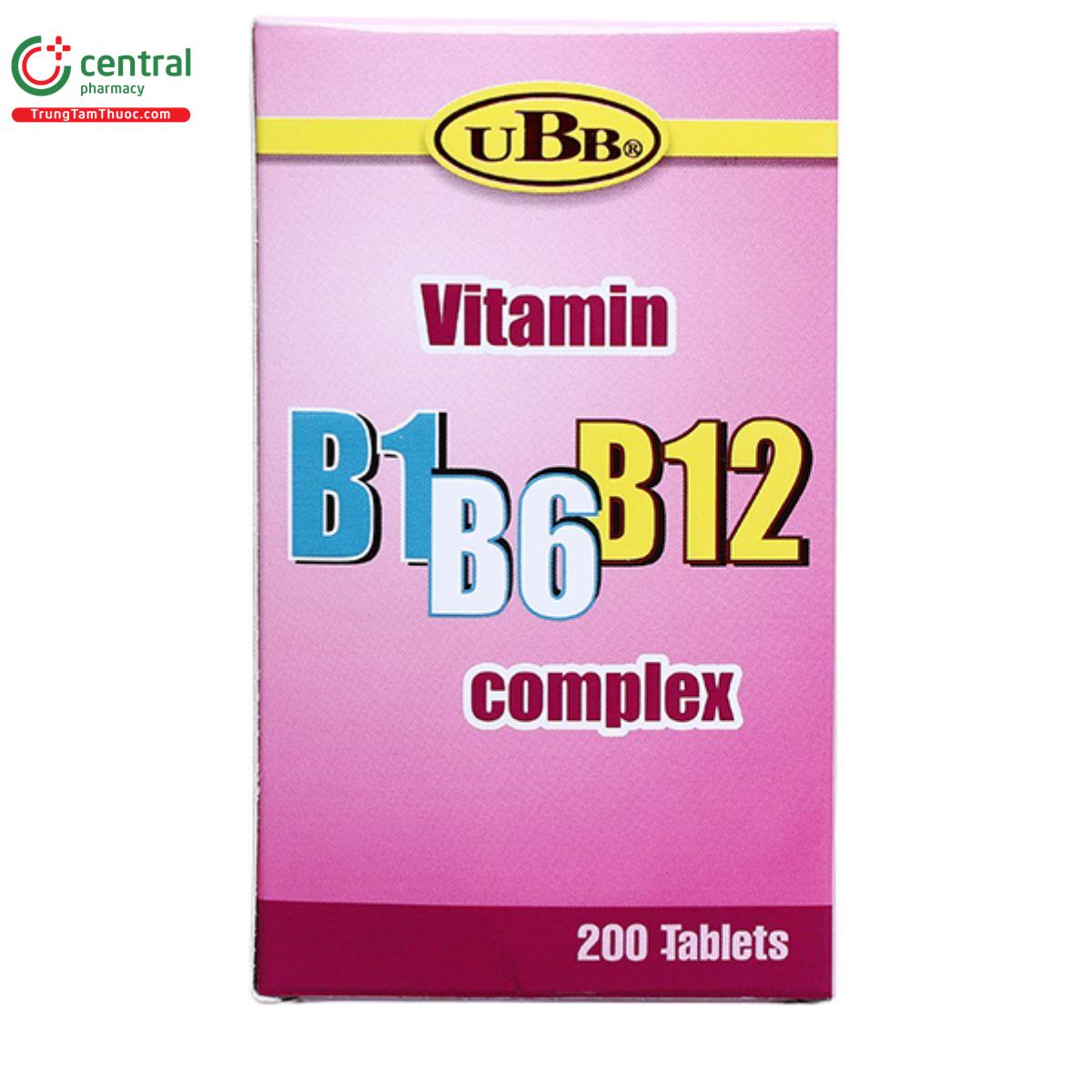 ubb vitamin b1 b6 b12 complex 4 S7376