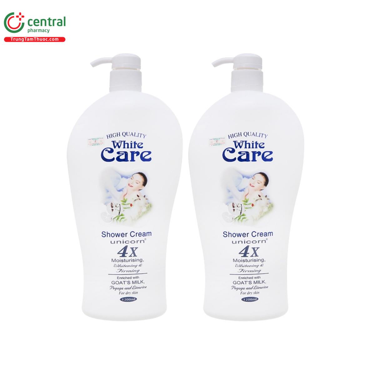 unicorn white care shower cream 4x moisturising 3 P6651