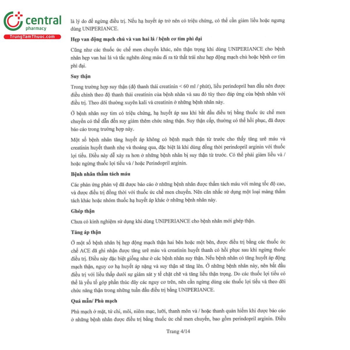 uniperiance 5mg 5 D1647