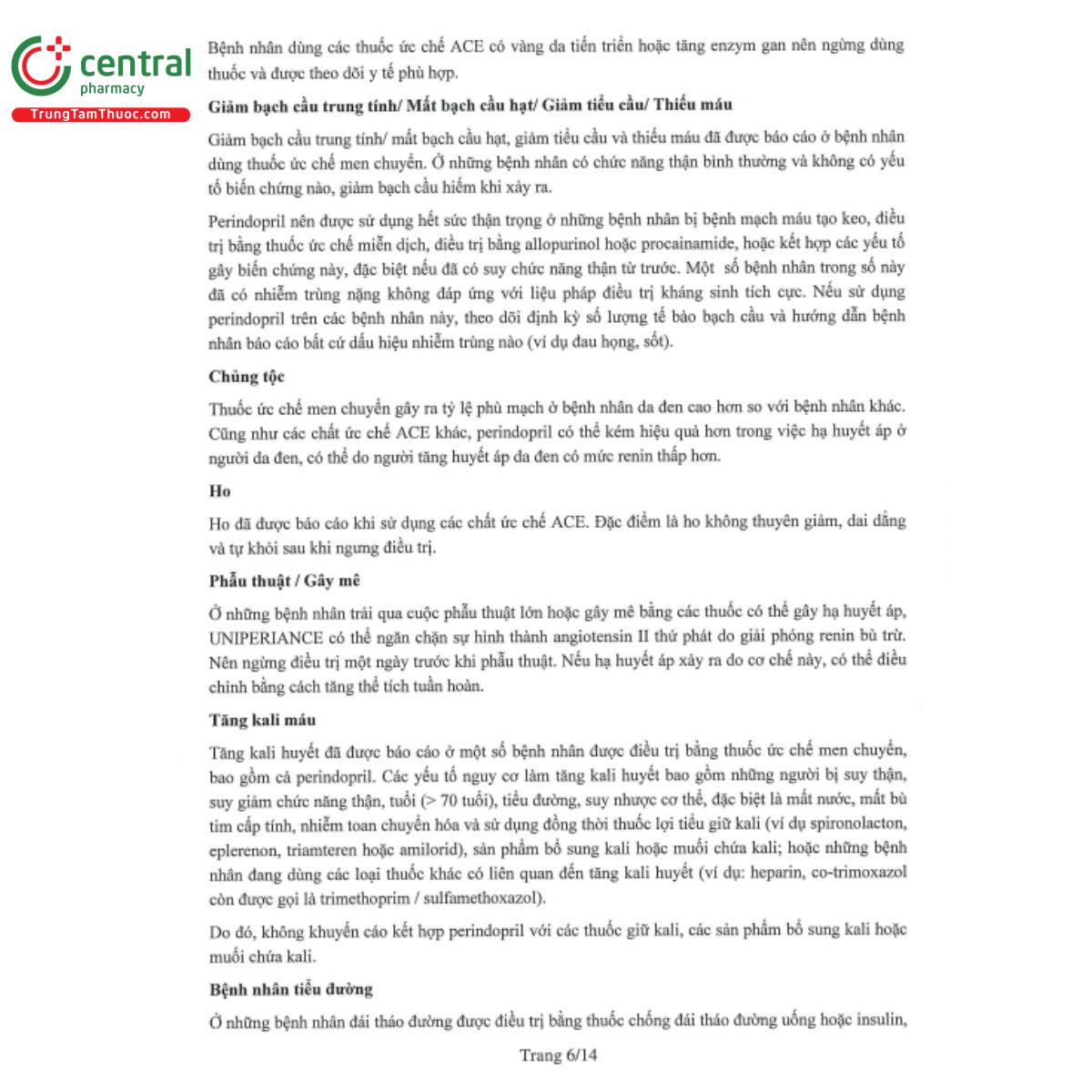 uniperiance 5mg 7 P6812