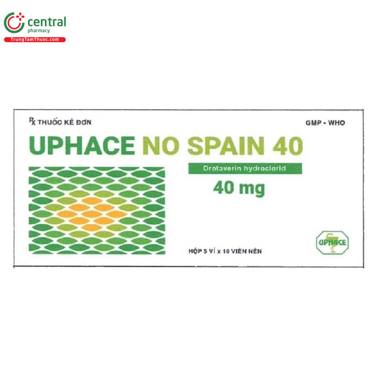 uphace no spain 40mg M5222