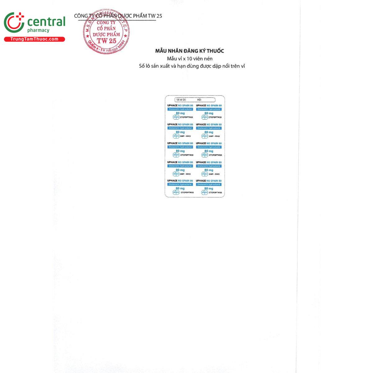 uphace no spain 80mg 1 R7107 uphace no spain 80mg 1 R7107