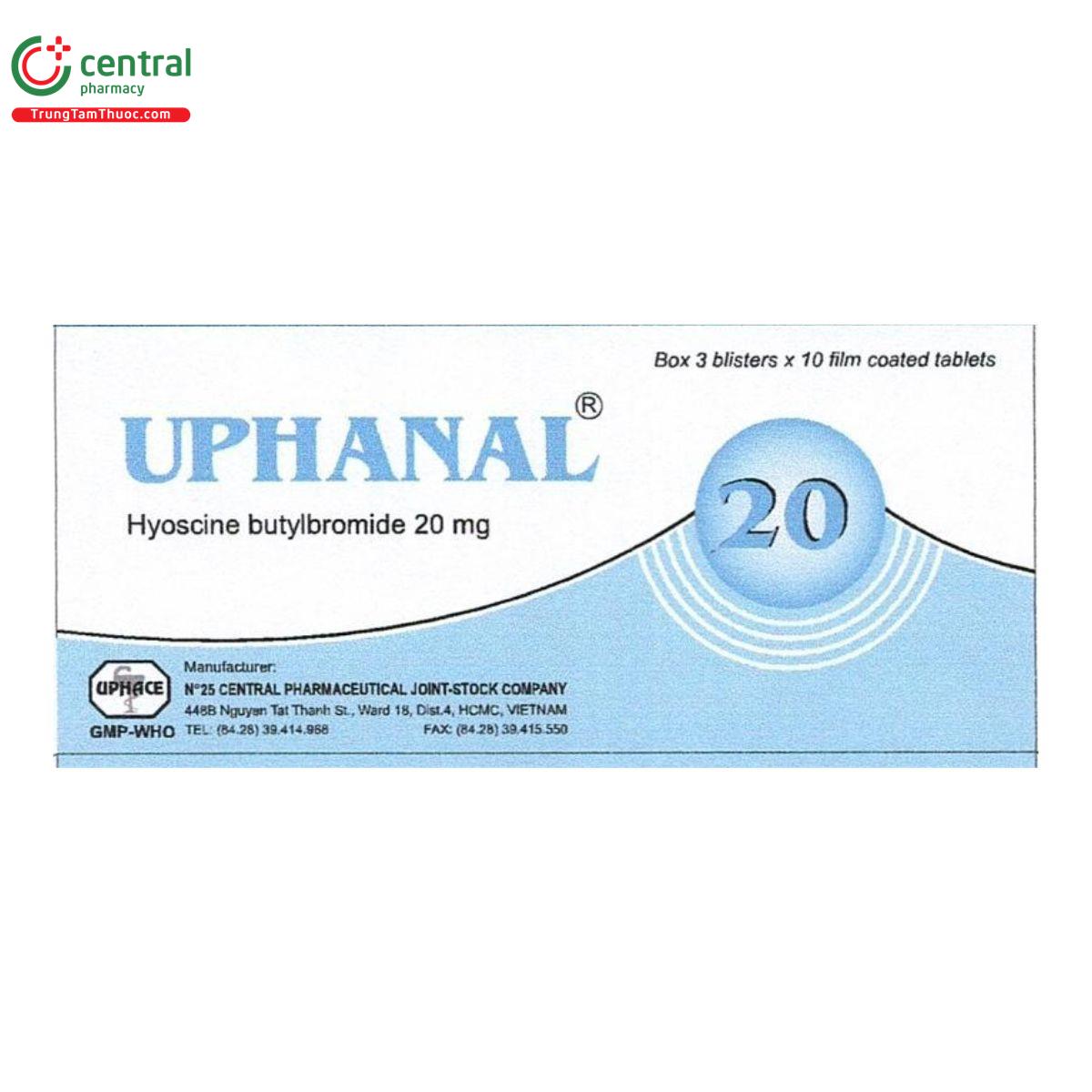 uphanal 20mg 5 K4084