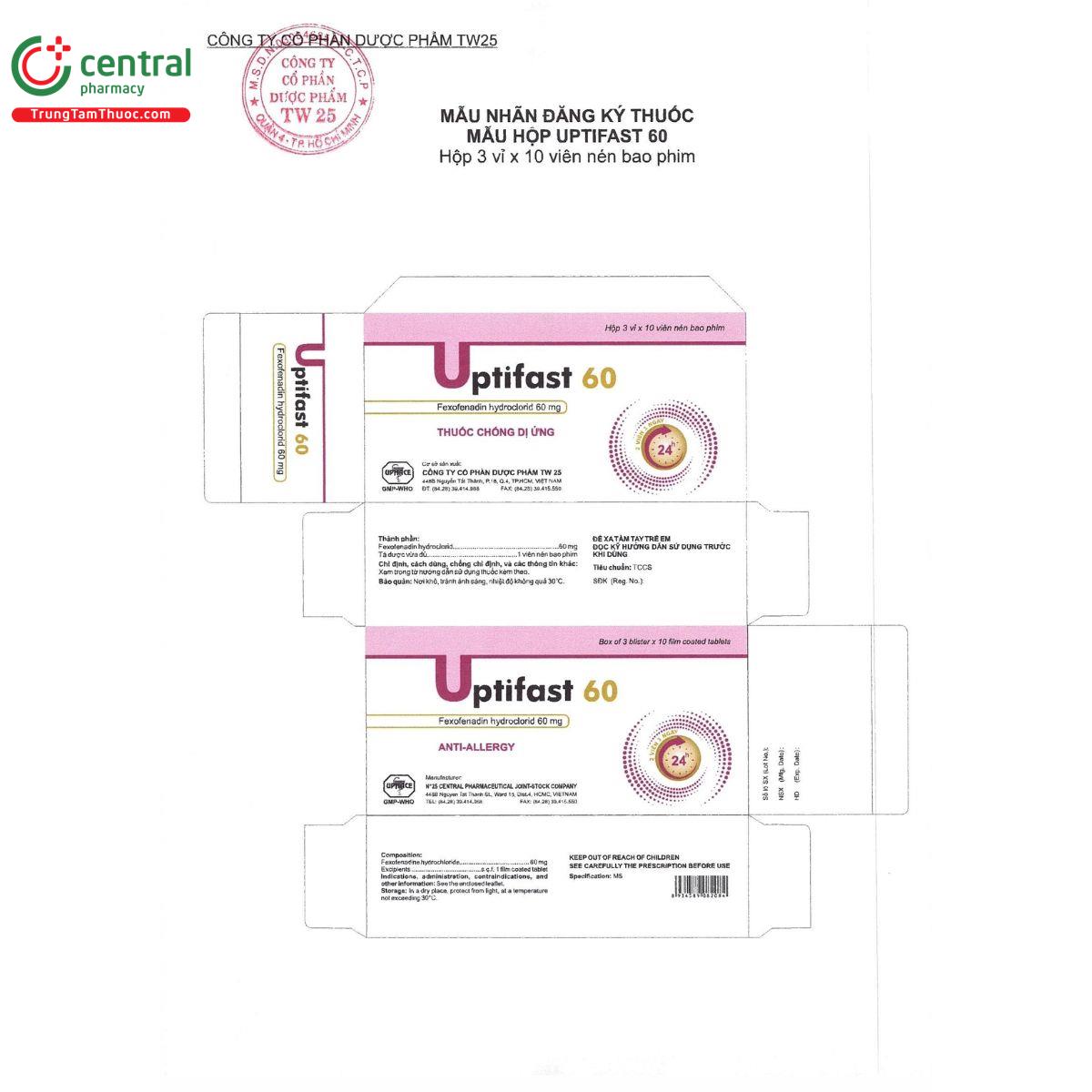 uptifast 60mg 1 L4350