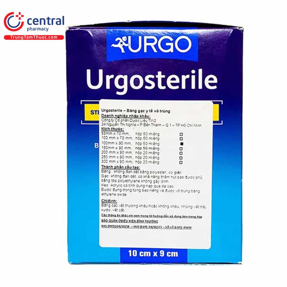 urgosterile 10cm 9cm 2 O6628