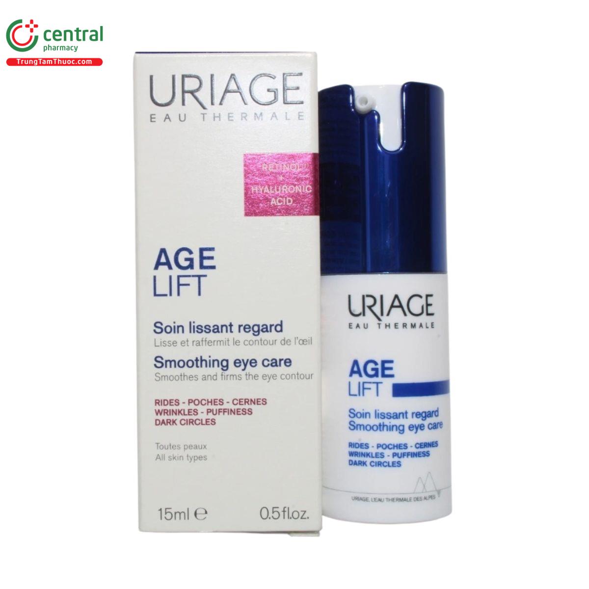 uriage age lift smoothing eye care 2 L4706