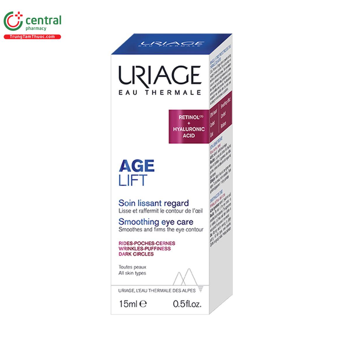 uriage age lift smoothing eye care 3 I3224