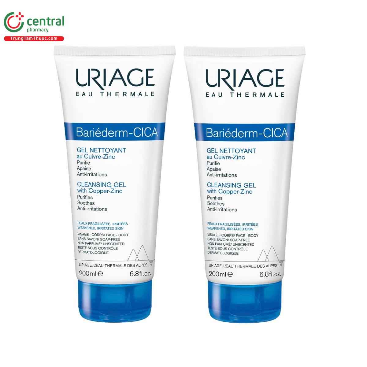 uriage bariederm cica gel nettoyant 1 H2230 uriage bariederm cica gel nettoyant 1 H2230