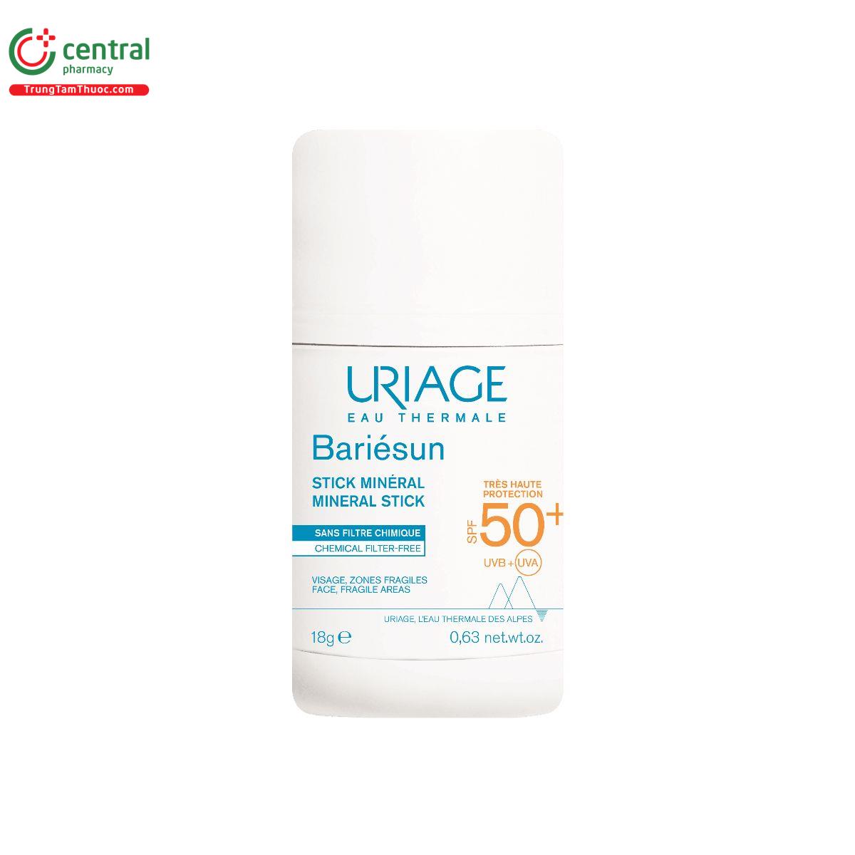 uriage bariesun spf50 stick mineral 1 G2373 uriage bariesun spf50 stick mineral 1 G2373