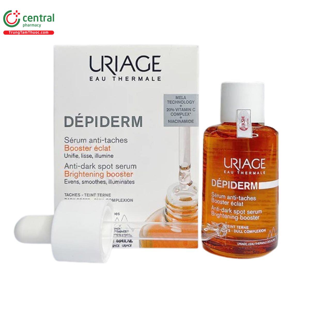uriage depiderm anti dark spot serum brightening booster 2 A0236 uriage depiderm anti dark spot serum brightening booster 2 A0236