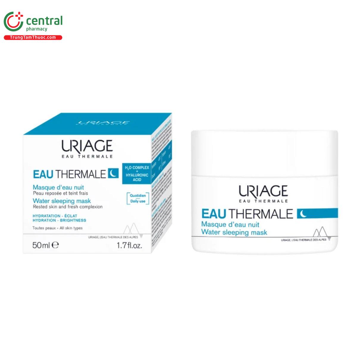 uriage eau thermale masque d eau nuit 2 T8846