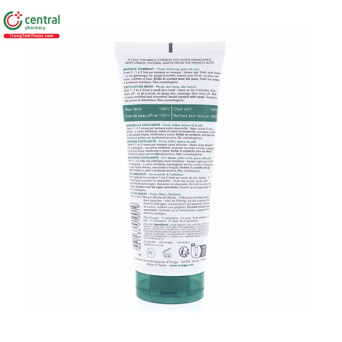 uriage hyseac masque gommant 3 V8288 uriage hyseac masque gommant 3 V8288