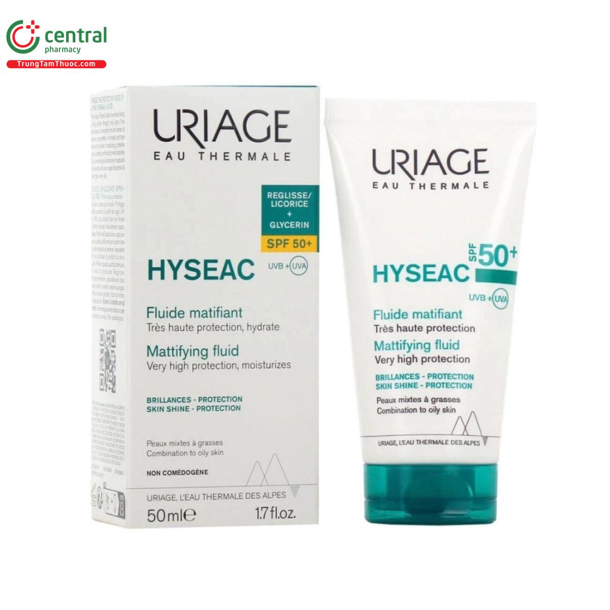 uriage hyseac spf50 uvb uva fluide 1 J3626