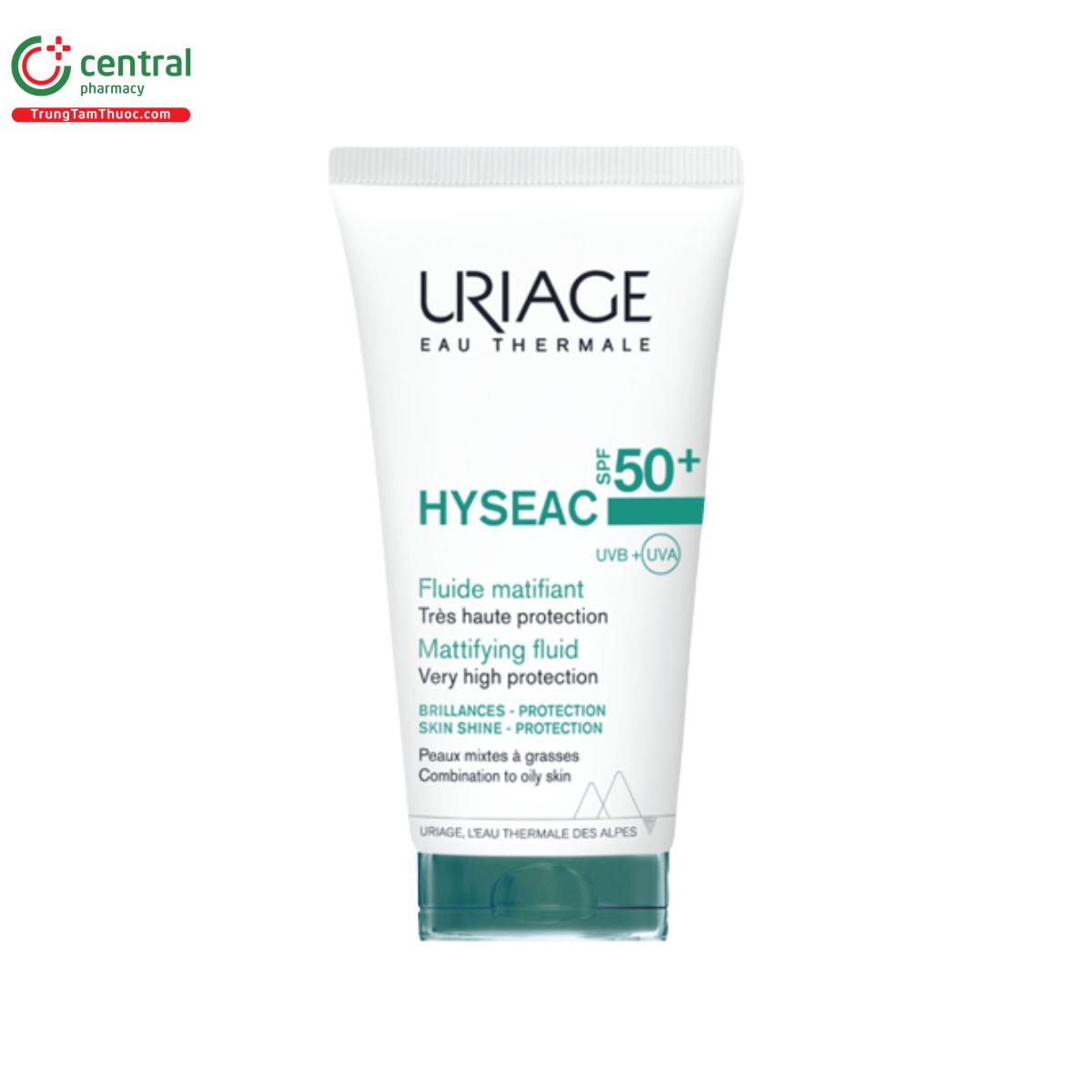 uriage hyseac spf50 uvb uva fluide 3 R7342