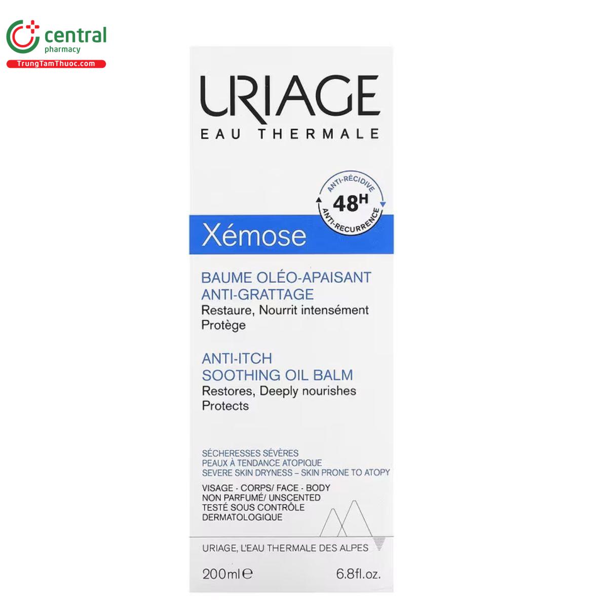 uriage xemose anti itch soothing balm 3 N5053