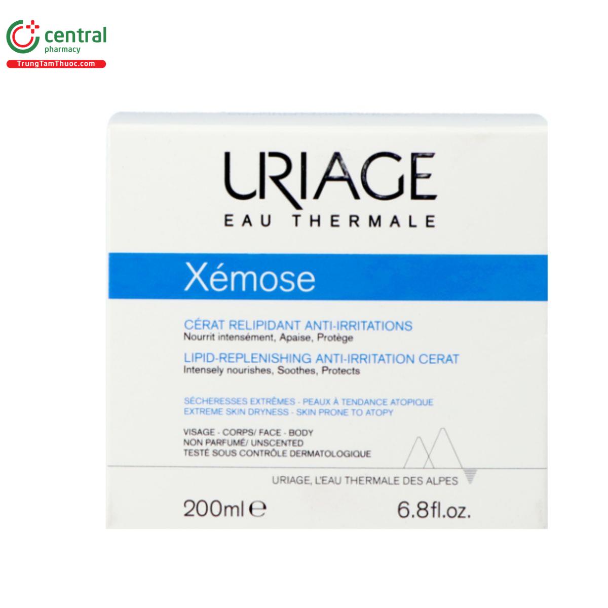 uriage xemose lipid replenishing anti irritation cerat 4 N5858