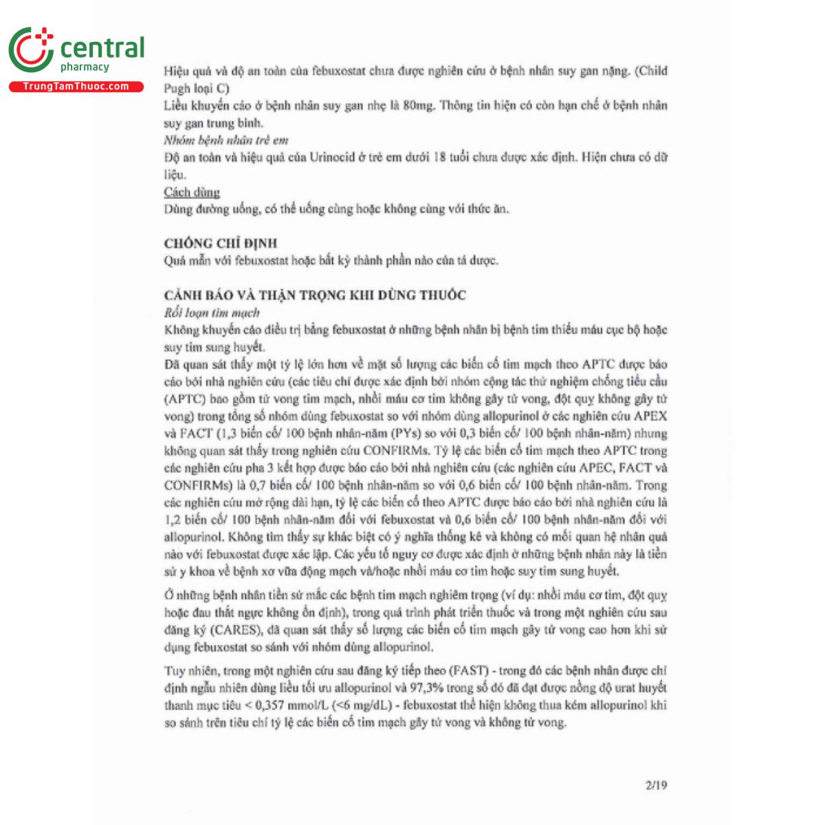 urinocid 80mg 4 V8041