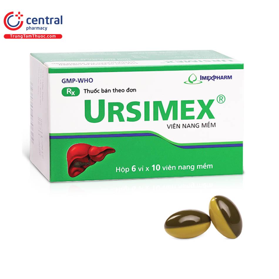 [CHÍNH HÃNG] Thuốc Ursimex điều trị các bệnh lý gan mật