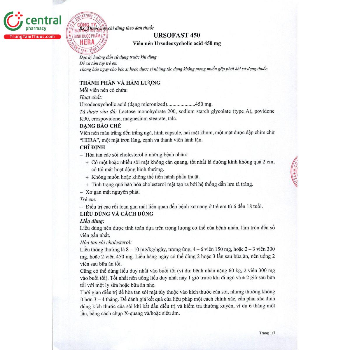 ursofast 450 3 N5472