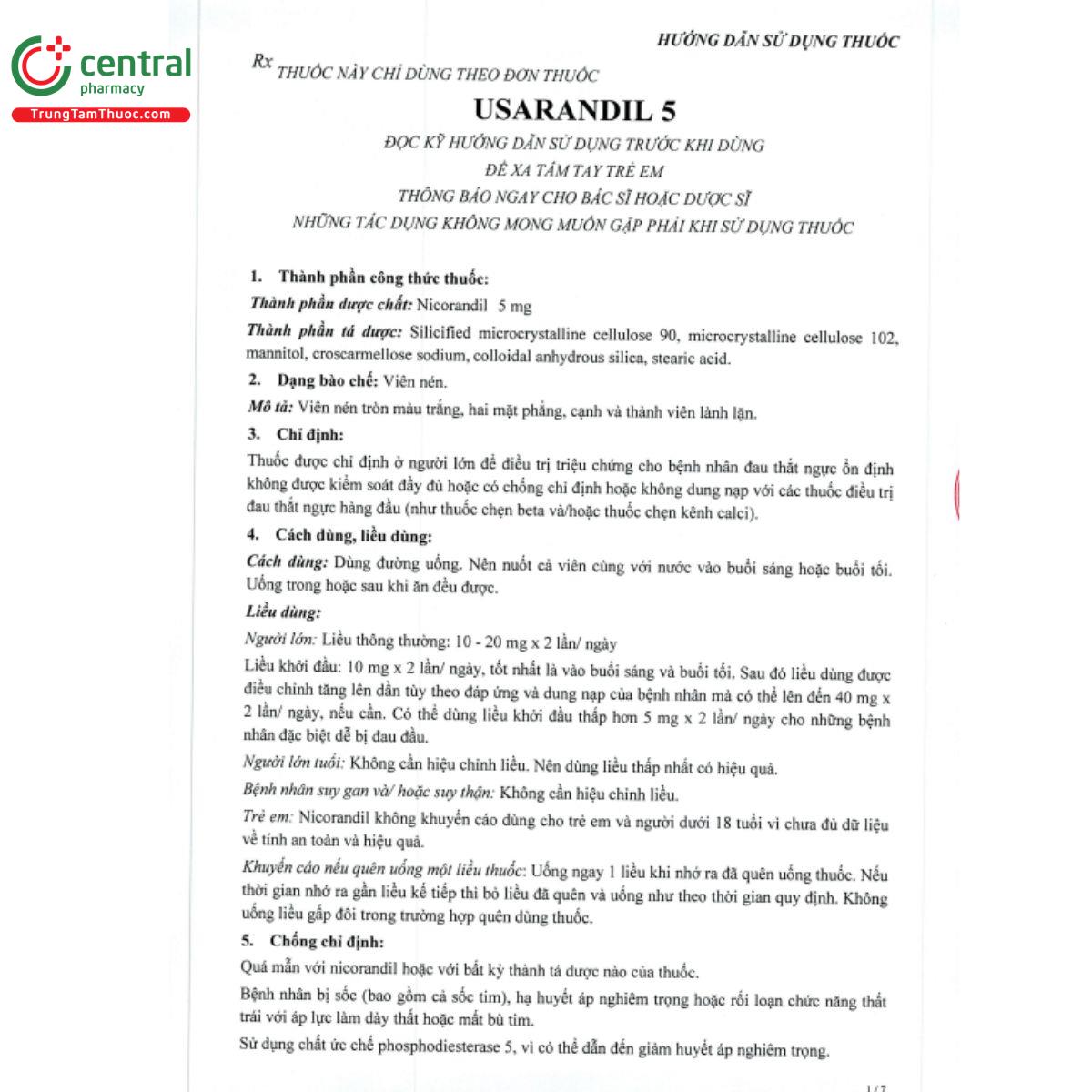 usarandil 5mg 3 E2686 usarandil 5mg 3 E2686