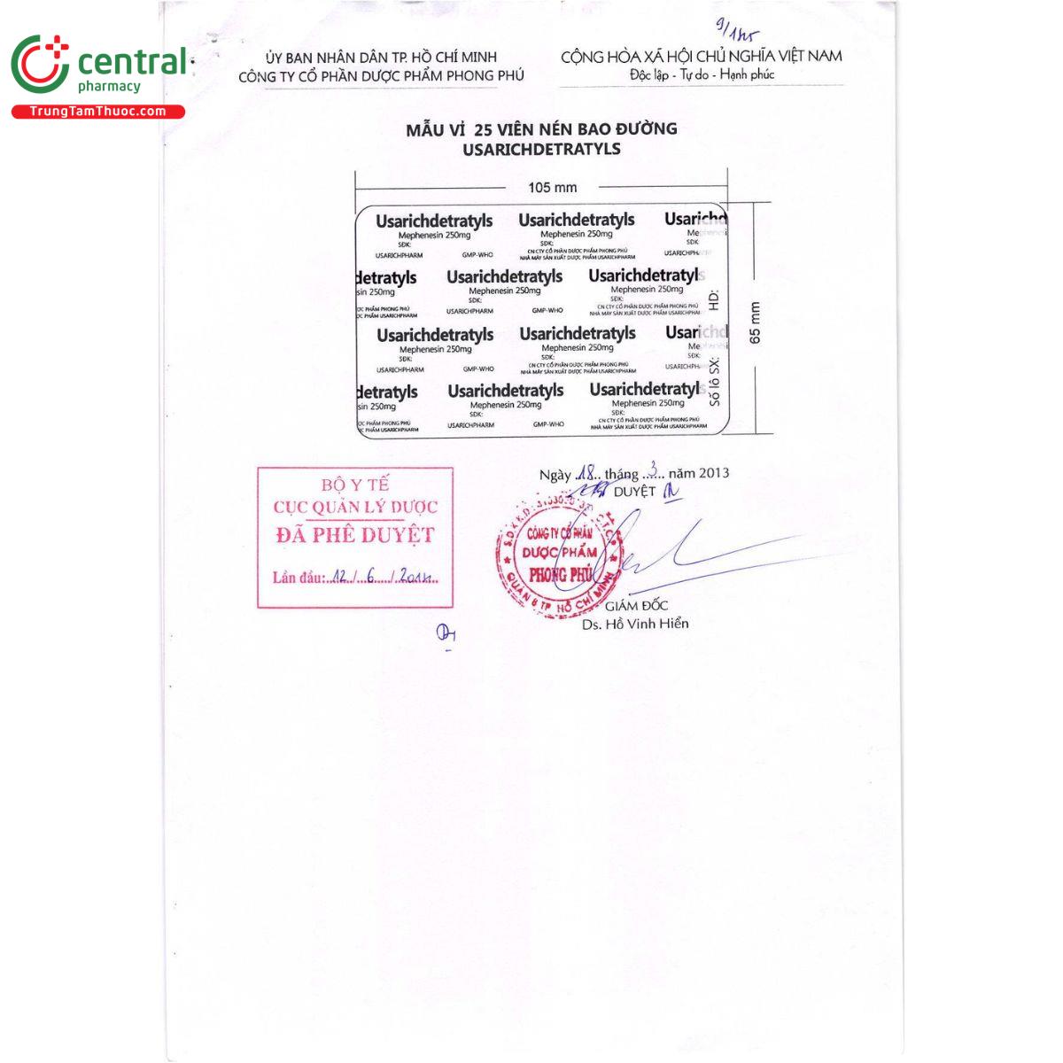 usarichdetratyls 250mg 4 N5107 usarichdetratyls 250mg 4 N5107