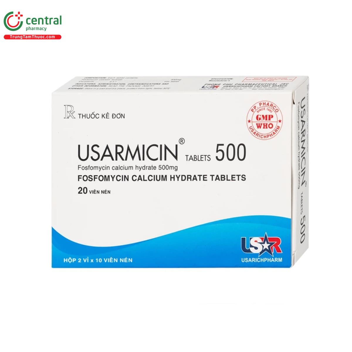 usarmicin tablets 500 4 Q6877