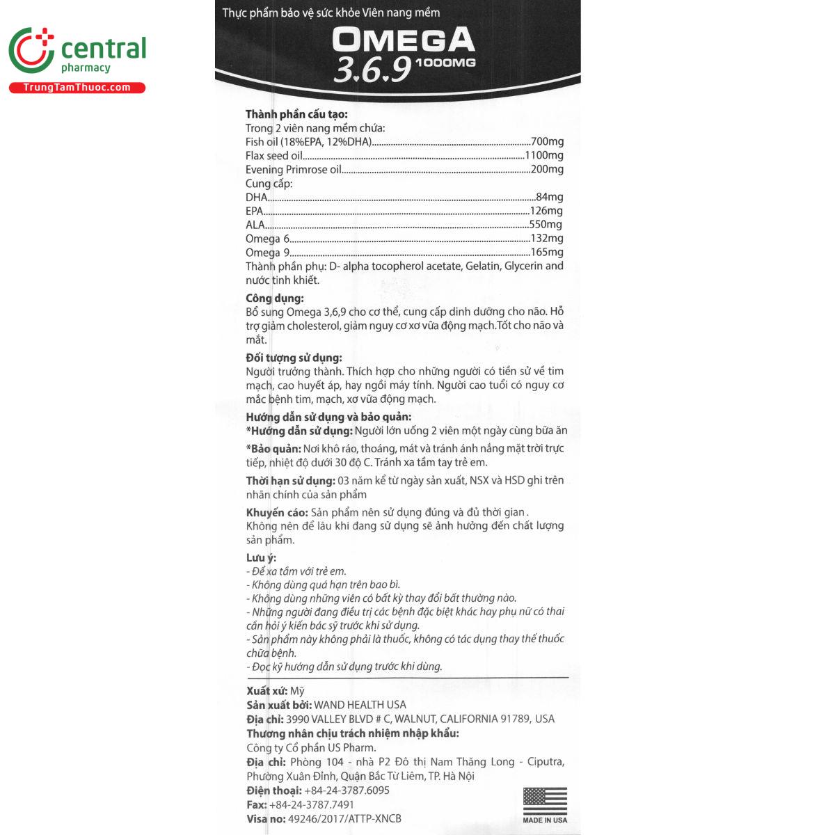 uspro 4u omega 369 101000mg 10 U8461