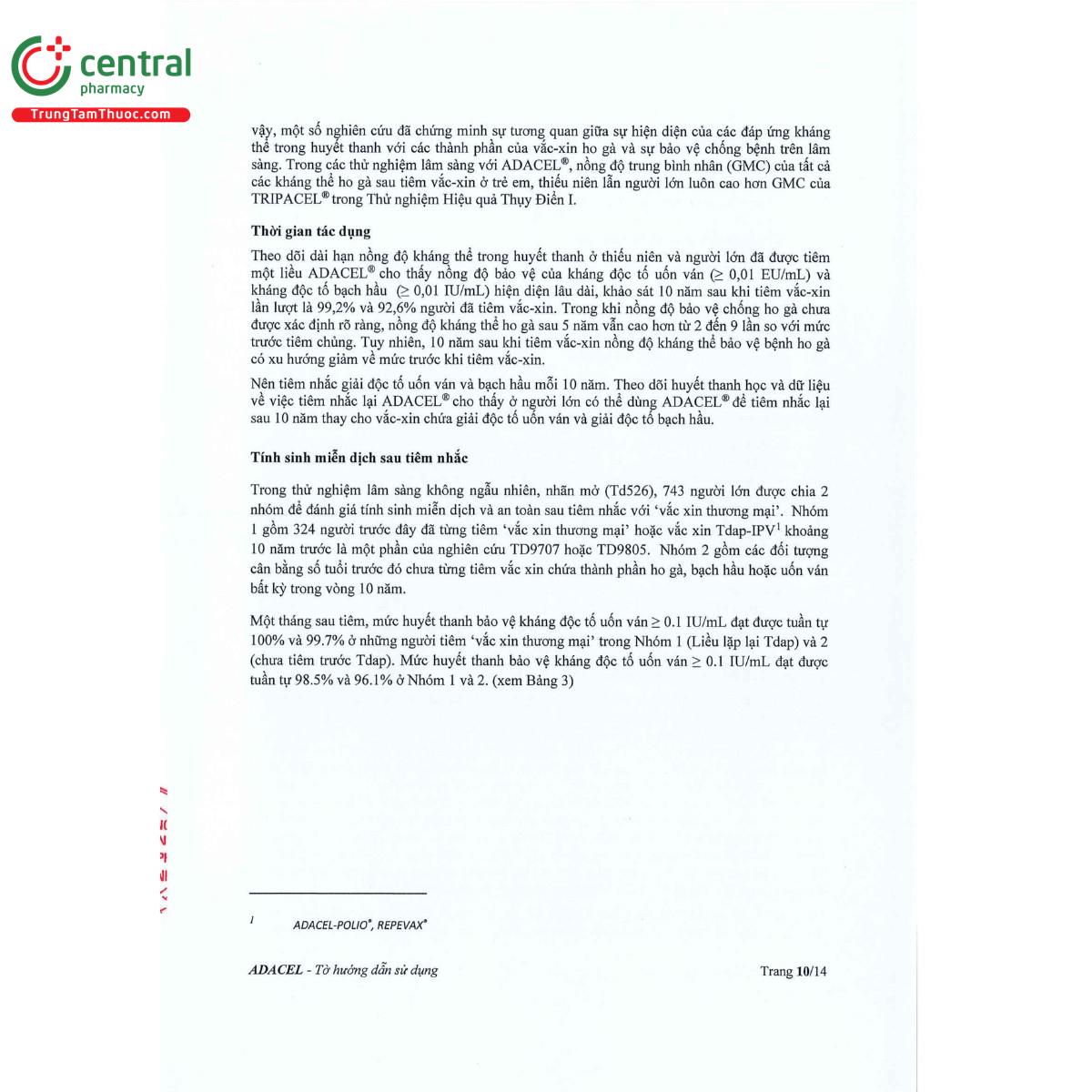 vaccine adacel 15 D1678