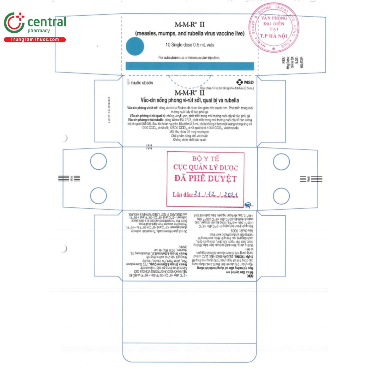 vaccine m m r ii 3 C1253