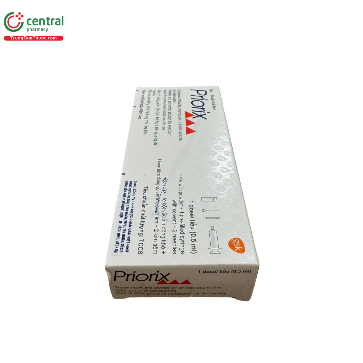 Vắc xin Priorix phòng sởi - quai bị - rubella: Lịch tiêm, thông tin kê toa