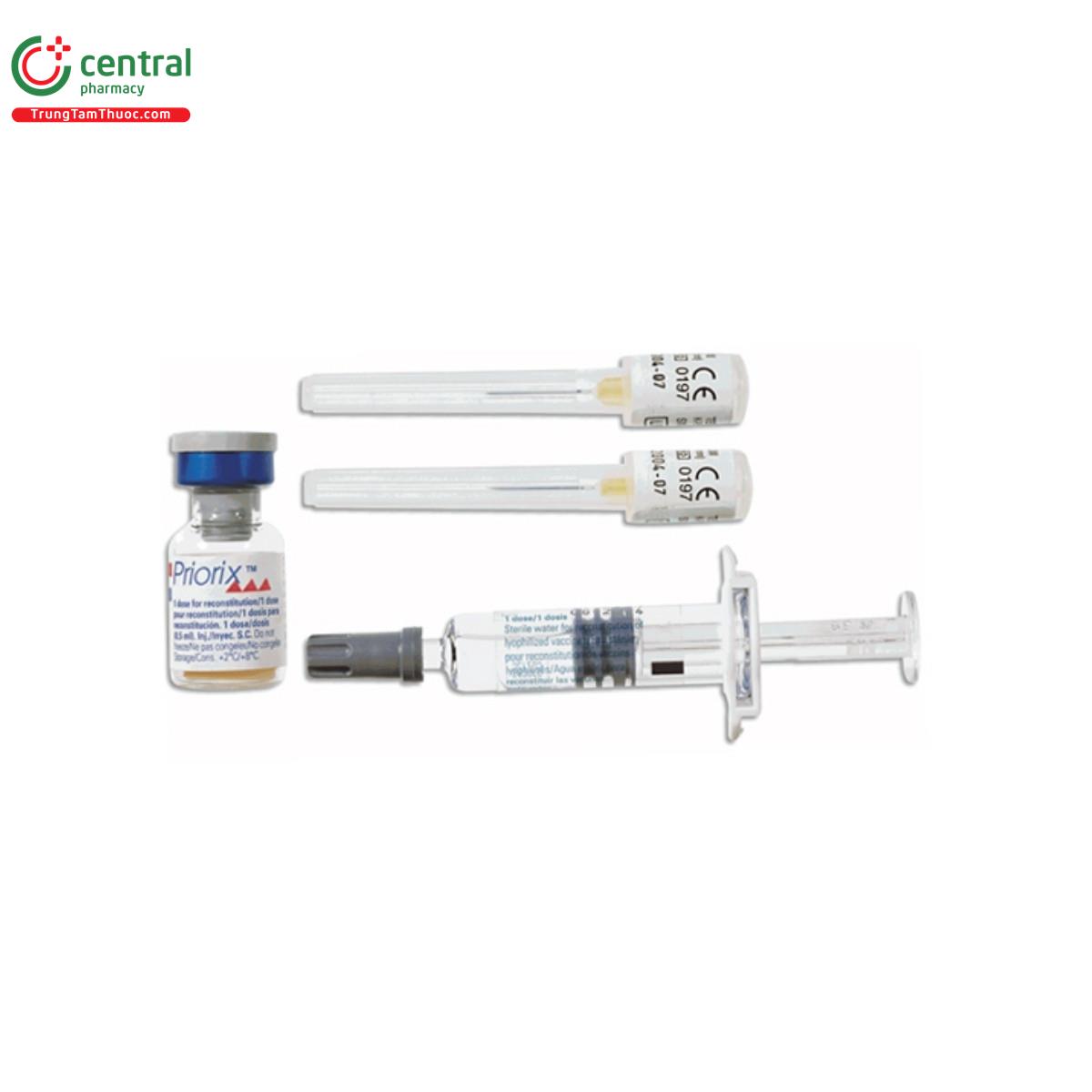 Vắc xin Priorix phòng sởi - quai bị - rubella: Lịch tiêm, thông tin kê toa