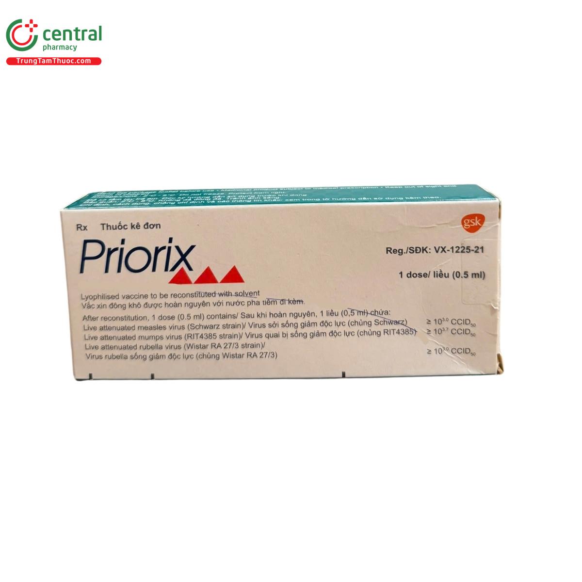 vaccine priorix 6 D1650