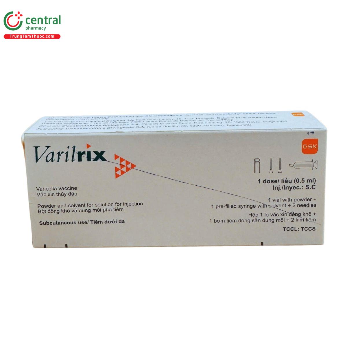 vaccine varilrix 2 D1261