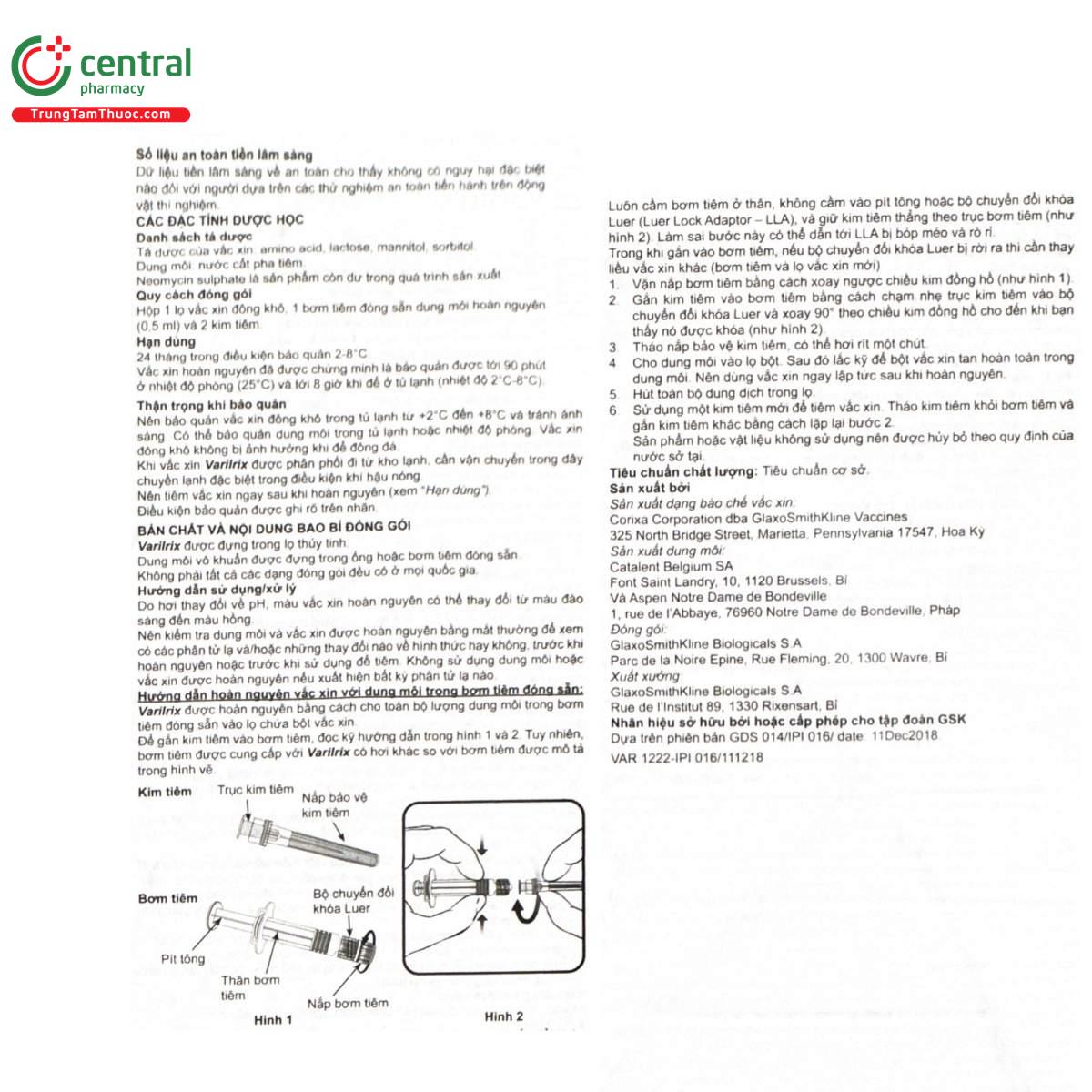 vaccine varilrix anh 9 E2861