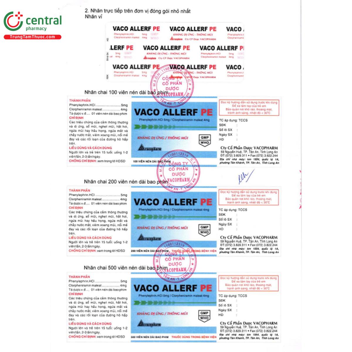 vaco allerf pe 6 F2352 vaco allerf pe 6 F2352