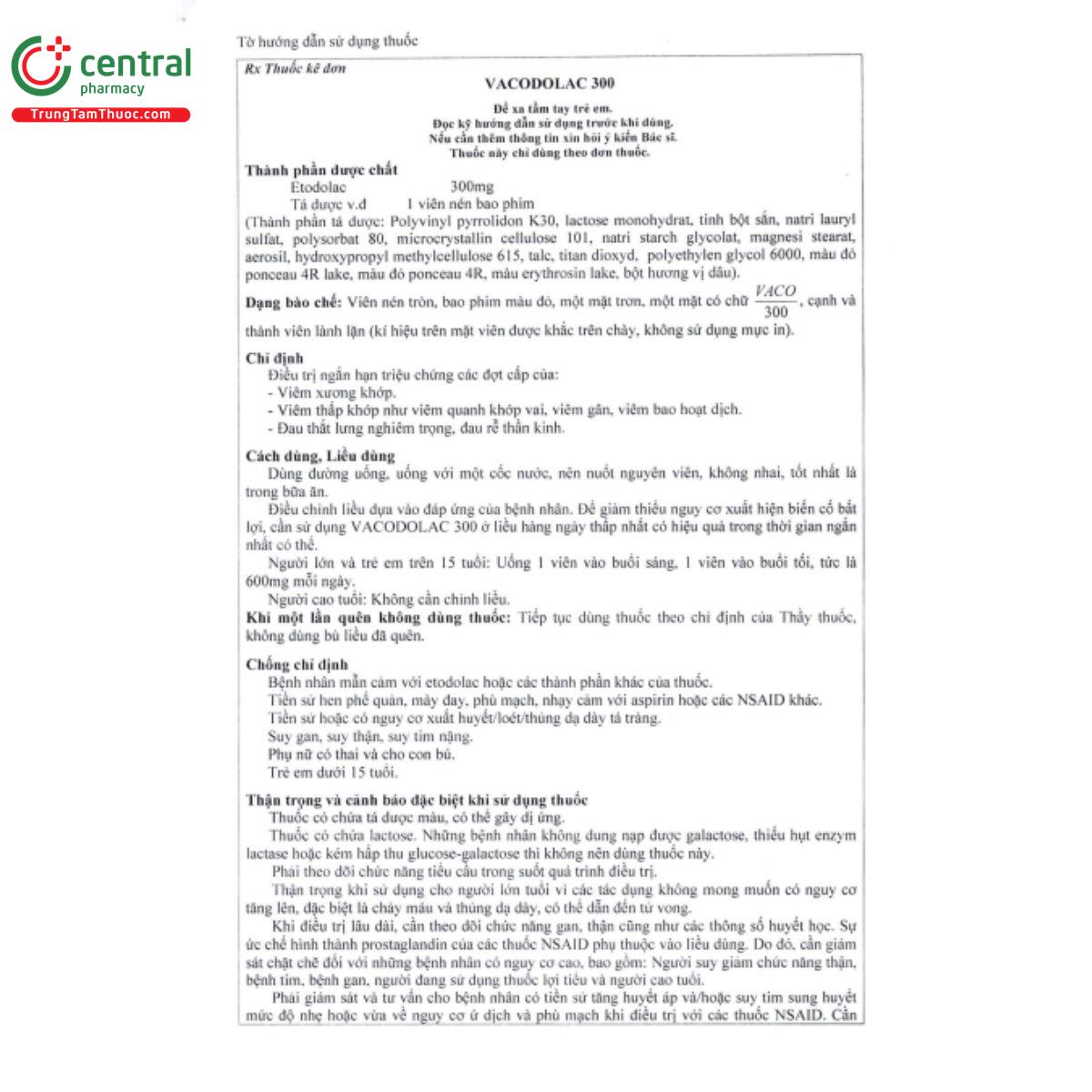 vacodolac 300mg 4 E1382