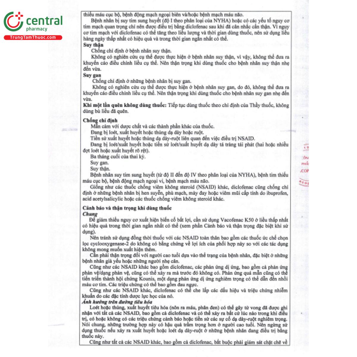 vacofenac k50 5 N5358