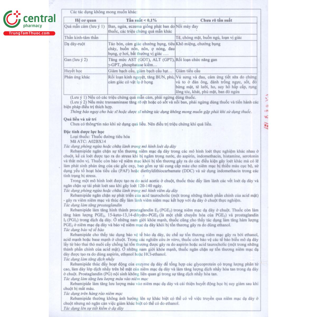 vacorepid 100mg 5 P6012