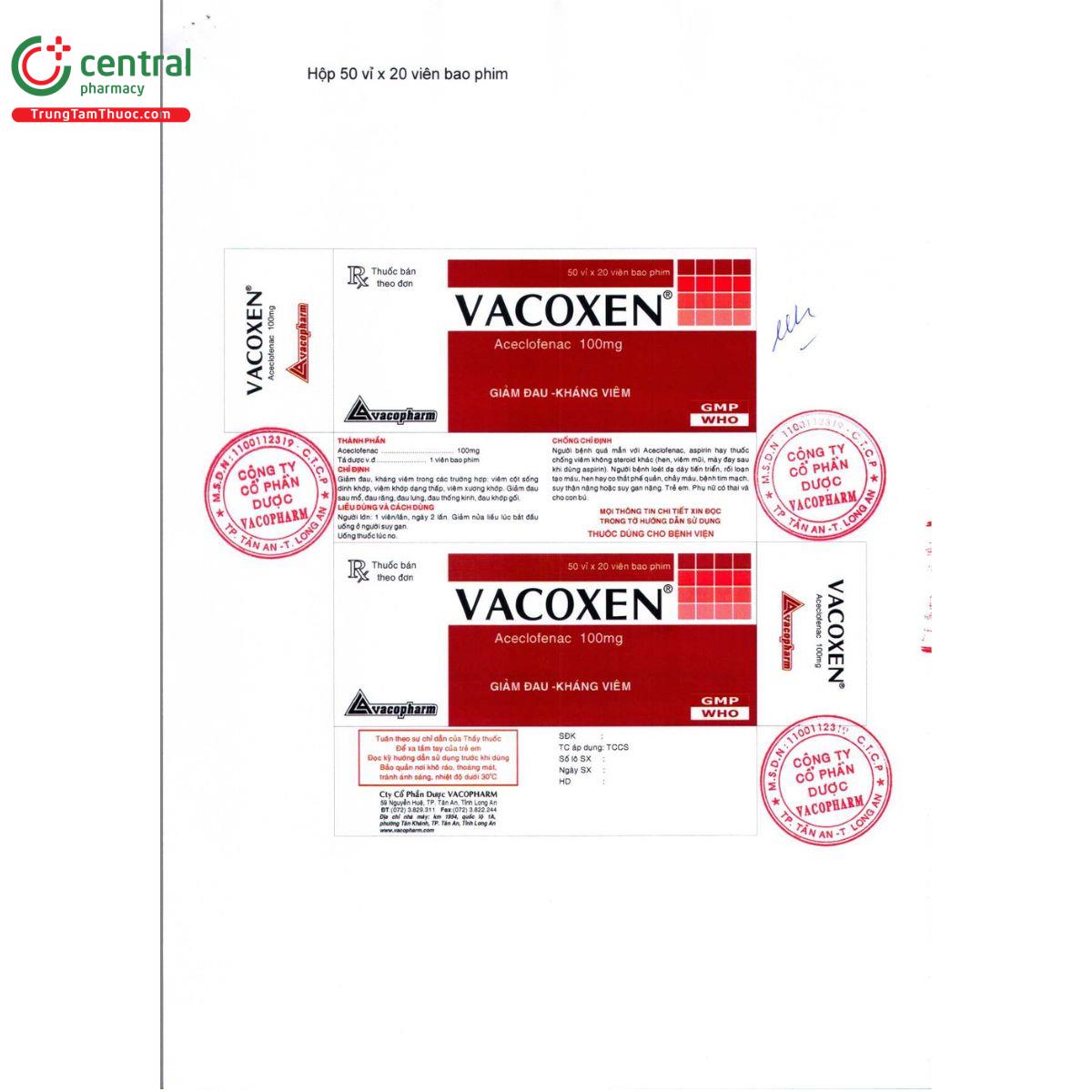 vacoxen 100mg 17 B0228 vacoxen 100mg 17 B0228