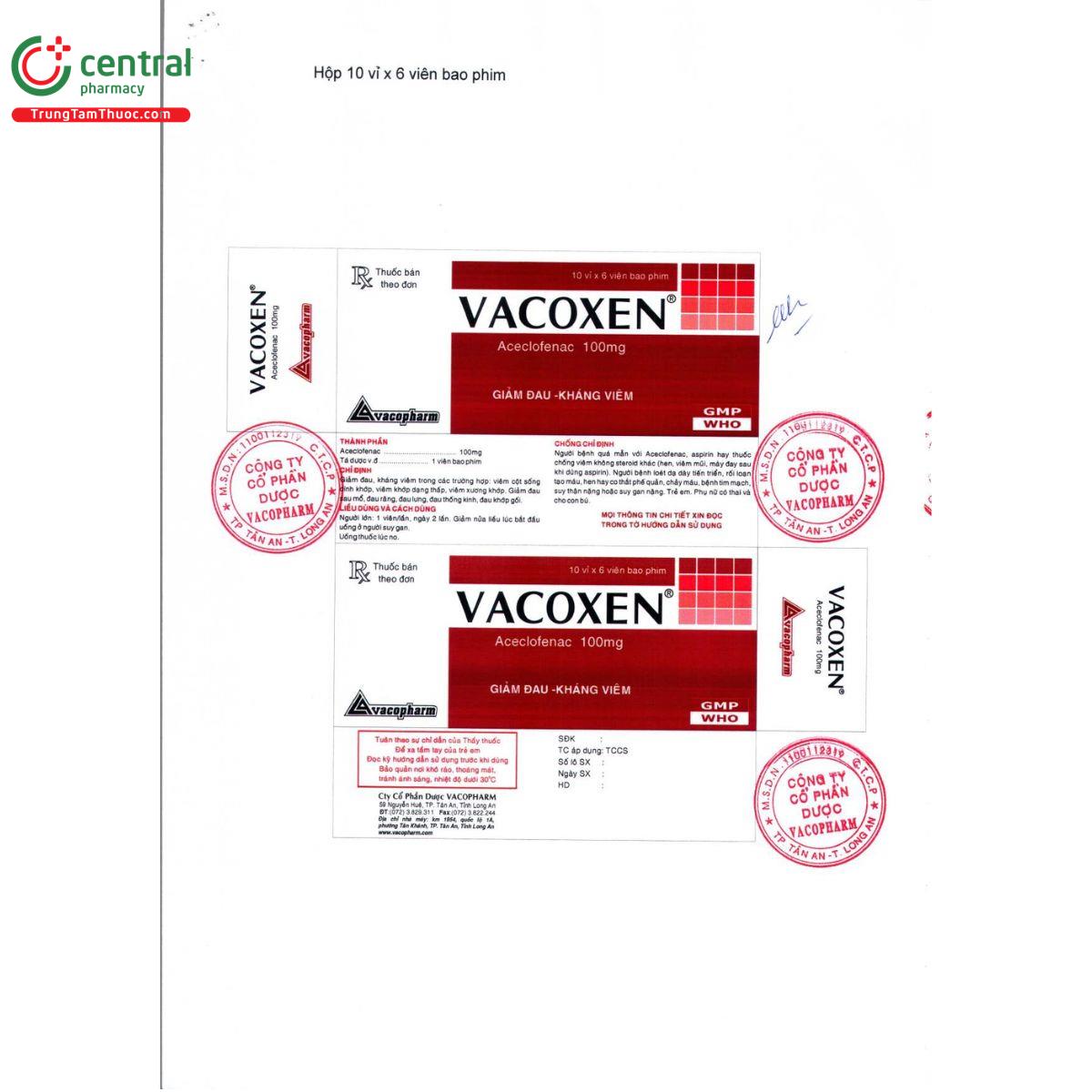 vacoxen 100mg 8 A0786 vacoxen 100mg 8 A0786