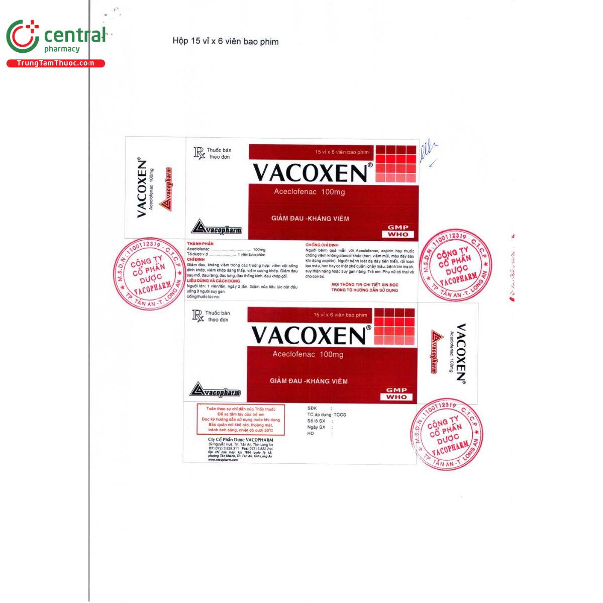 vacoxen 100mg 9 C1111 vacoxen 100mg 9 C1111