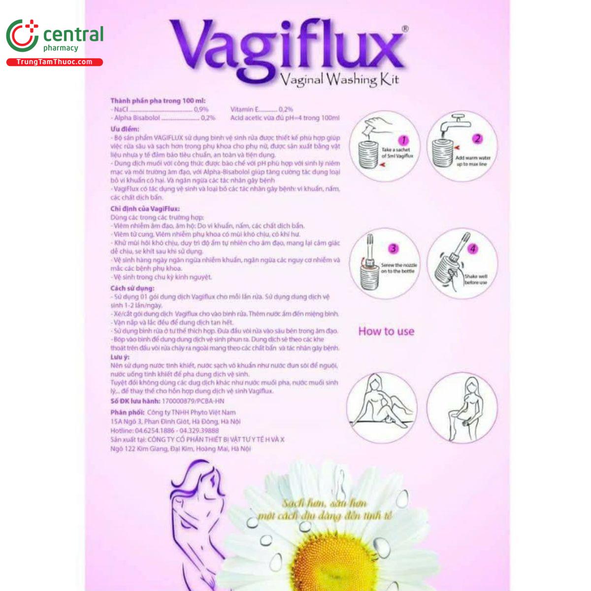 vagiflux vaginal washing kit 7 F2758