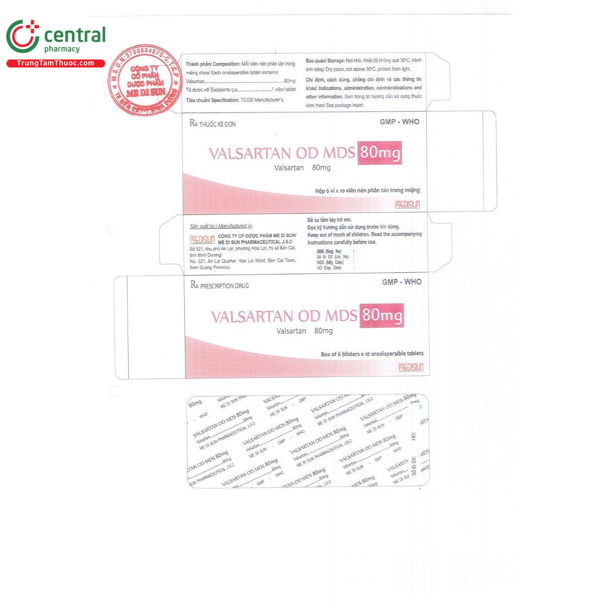 valsartan od mds 80mg 2 S7818