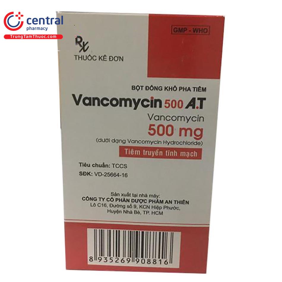 vancomycin 500 at 3 O5164