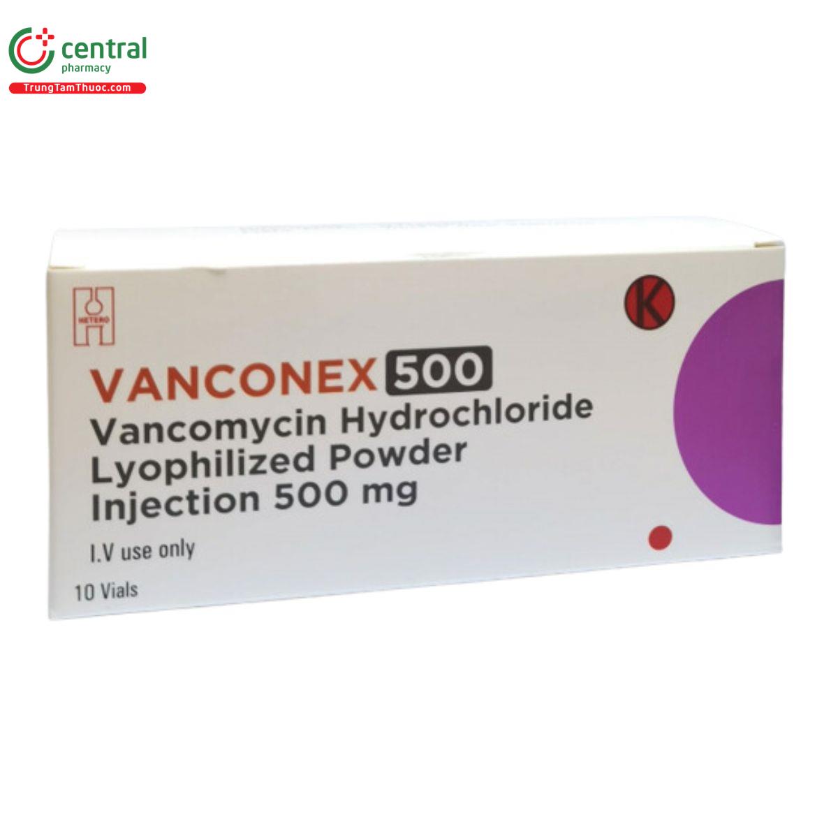 vanconex 500mg vial 2 V8316