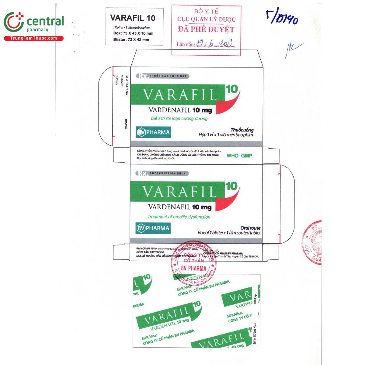 varafil 10 2 N5583 varafil 10 2 N5583