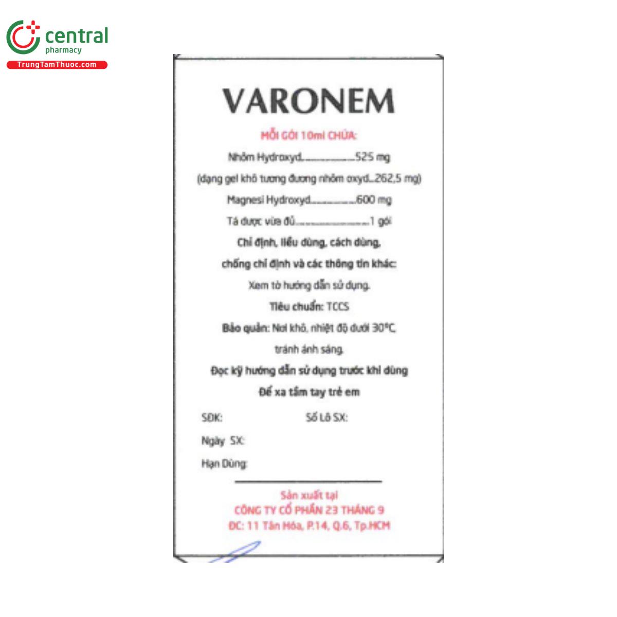 varonem 5 C1737 varonem 5 C1737