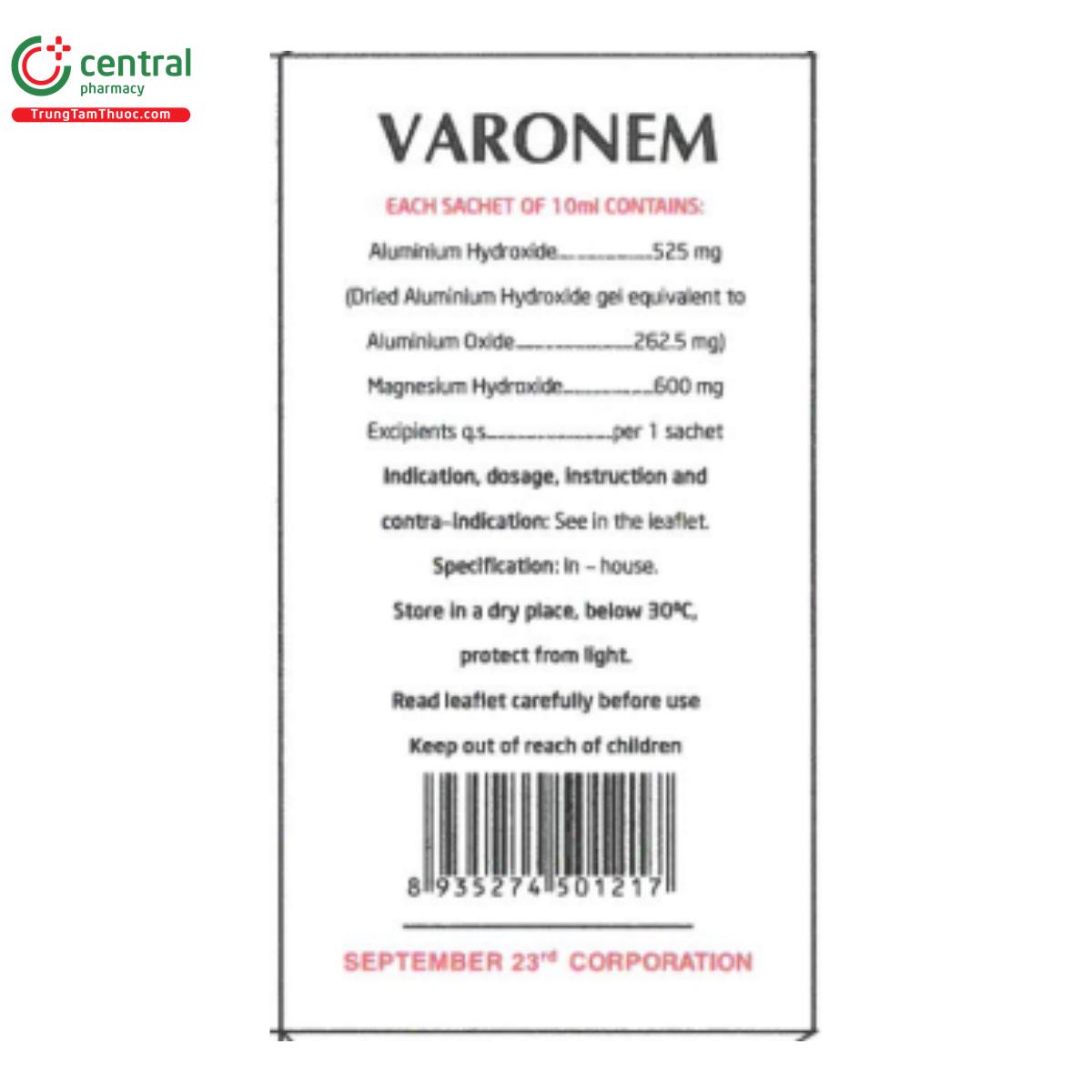 varonem 6 V8658 varonem 6 V8658