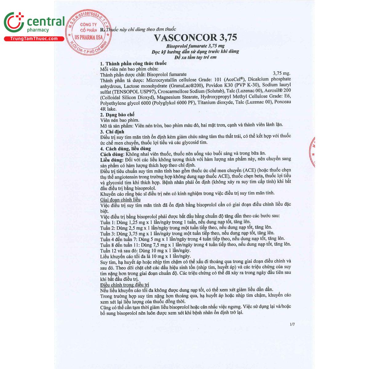 vasconcor 375 3 B0037