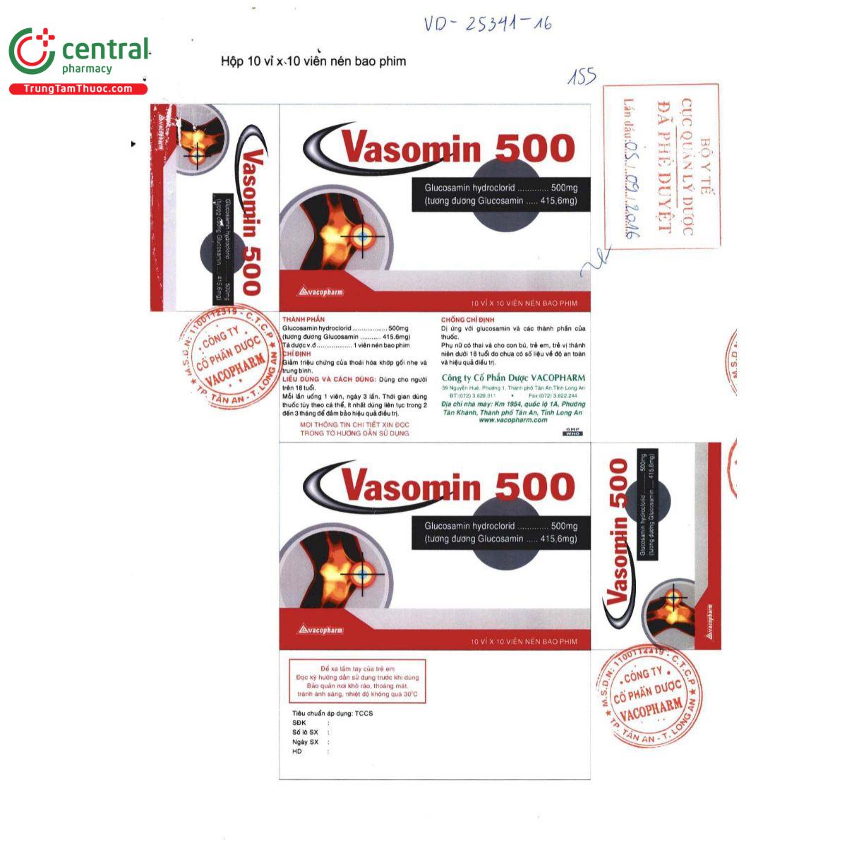 vasomin 500 3 H3706